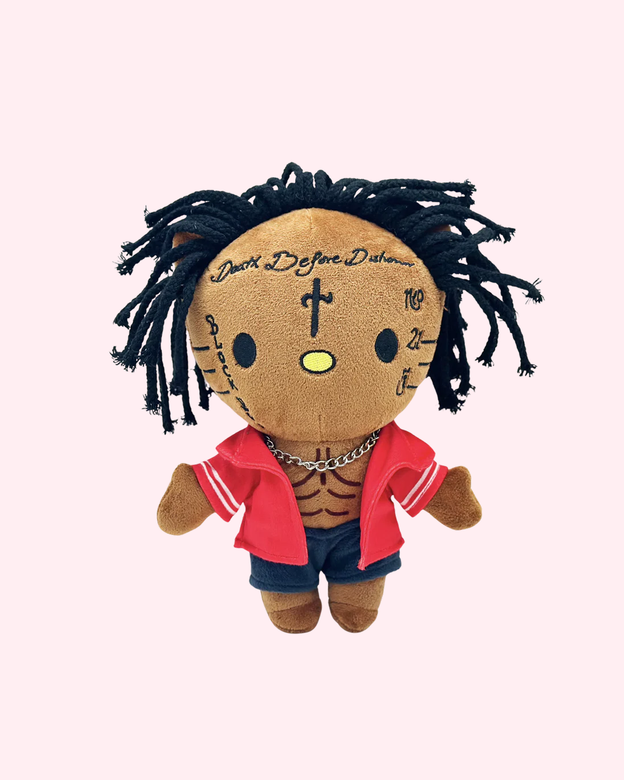 21 Savage x Hello Kitty plush front view kawaii rapper toy