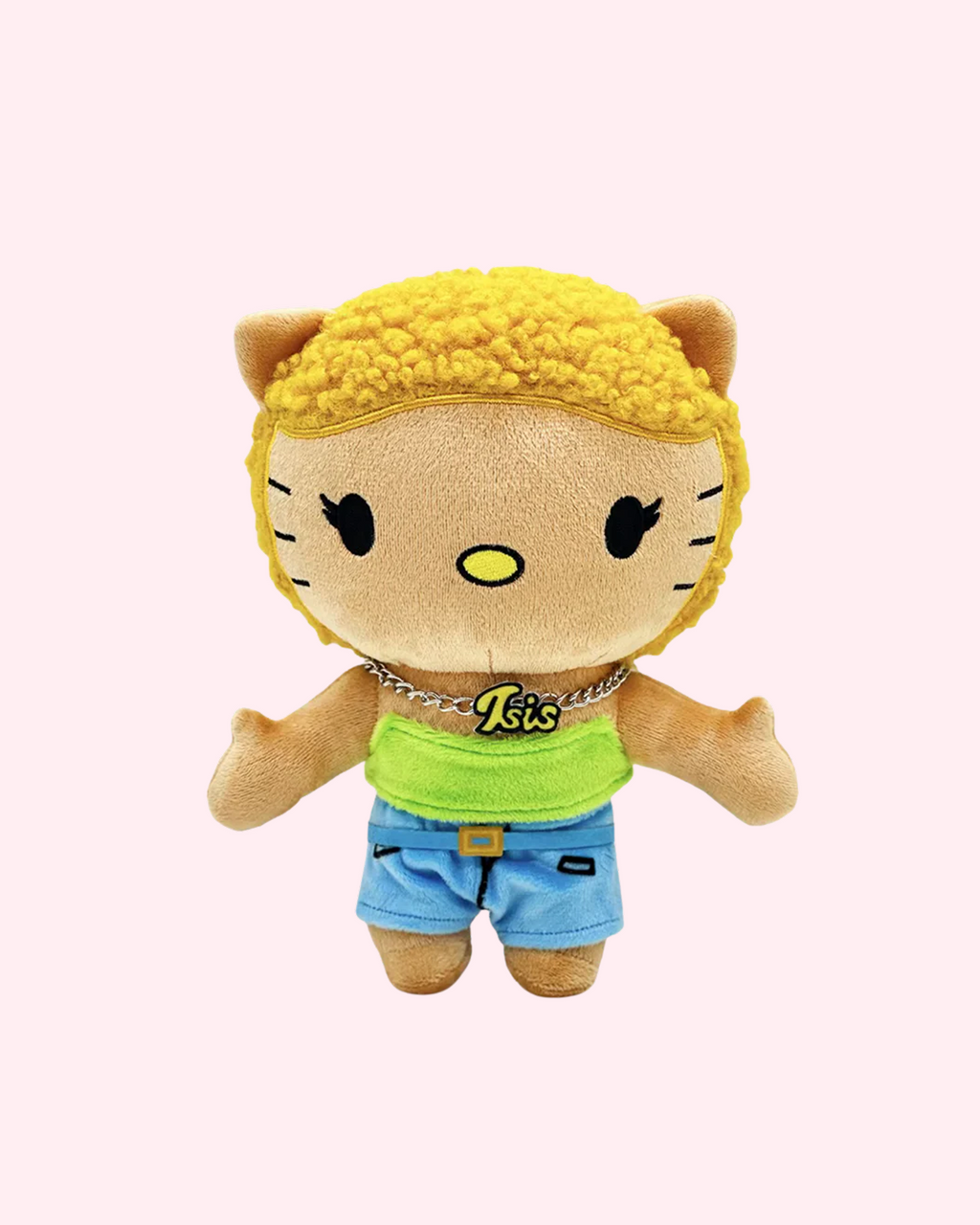 Ice Spice x Hello Kitty plush front view kawaii rapper toy