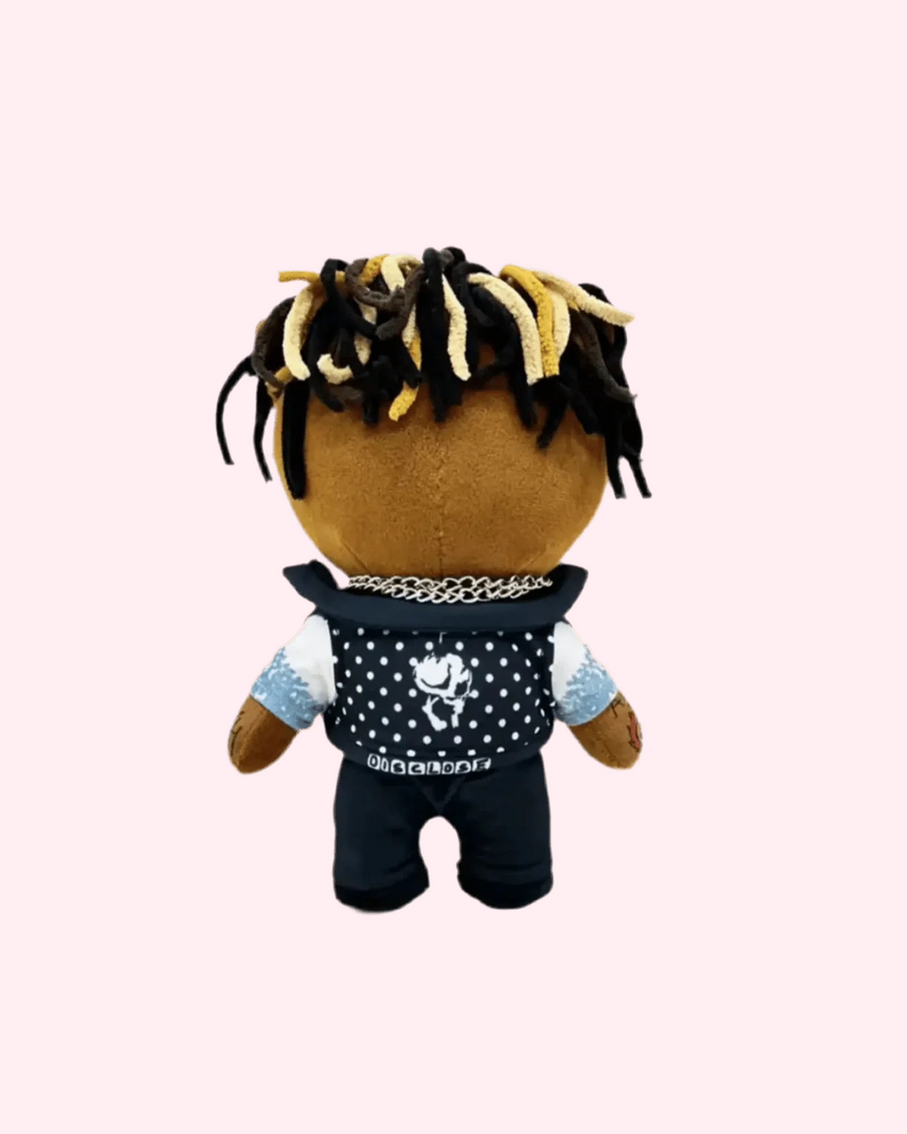 Juice WRLD x Hello Kitty plush back view soft collectible toy