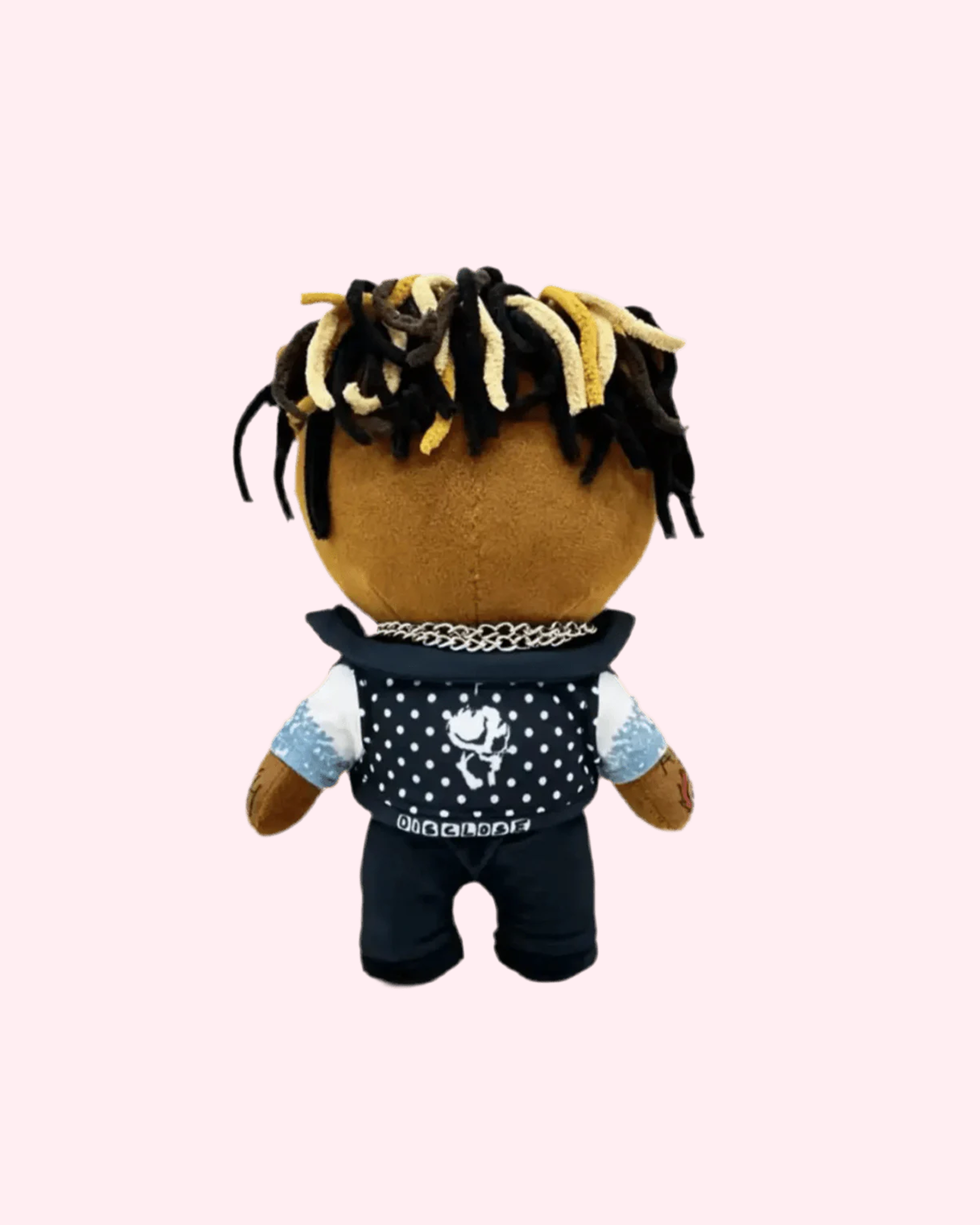 Juice WRLD x Hello Kitty plush back view soft collectible toy