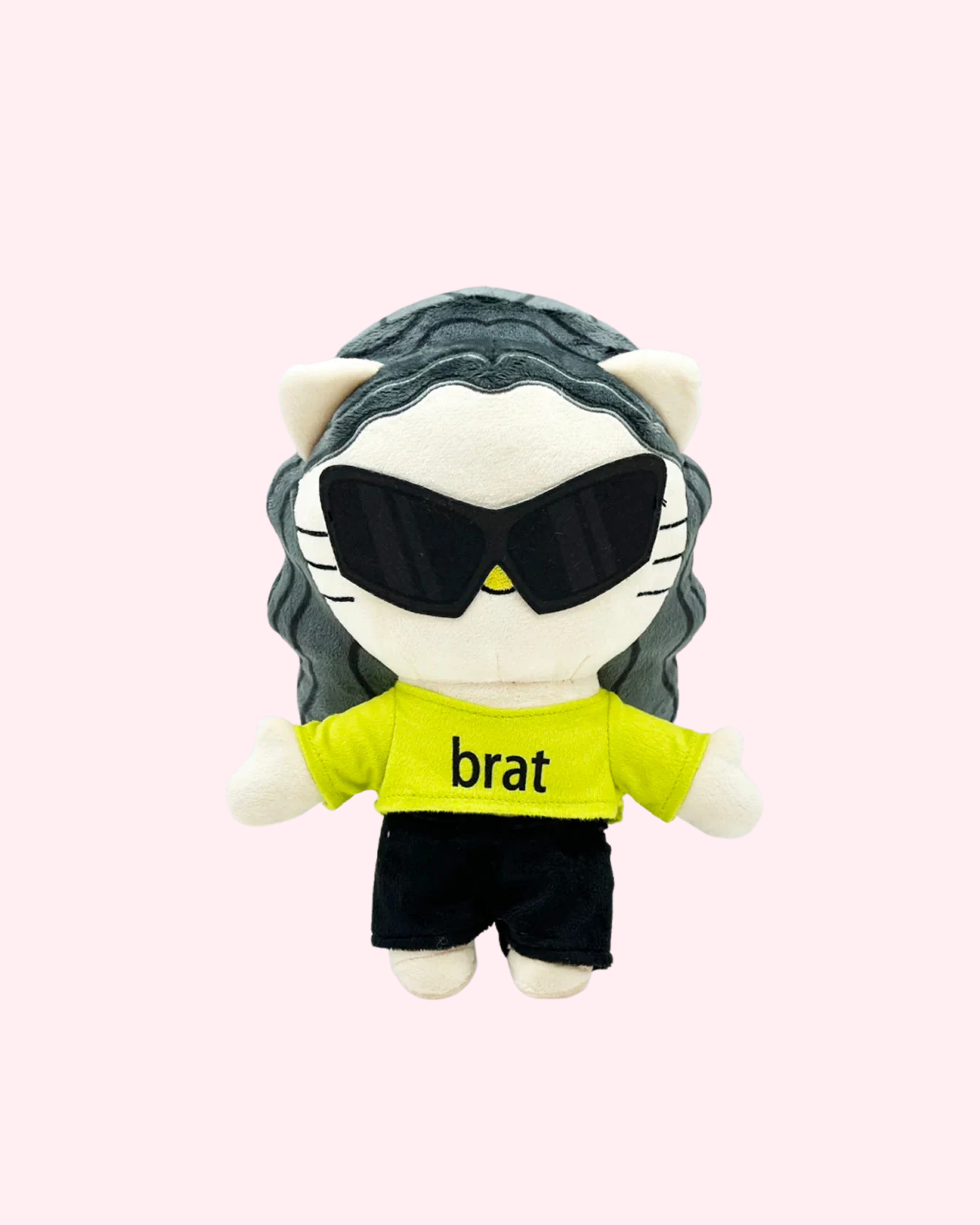  Charli XCX x Hello Kitty plush with bold brat kawaii energy