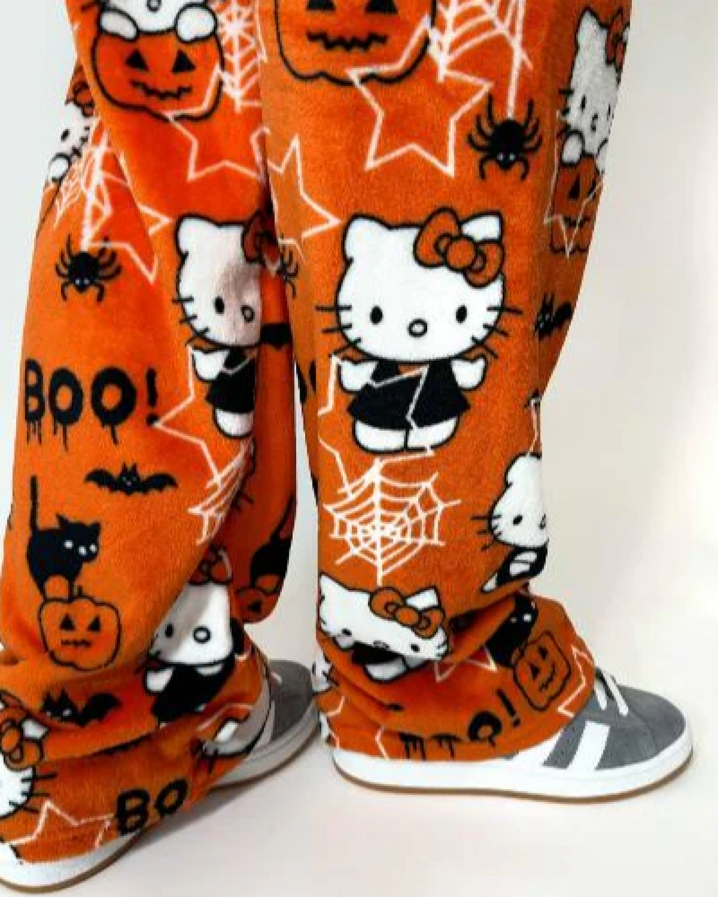 Orange Halloween Hello Kitty Pajama Pants