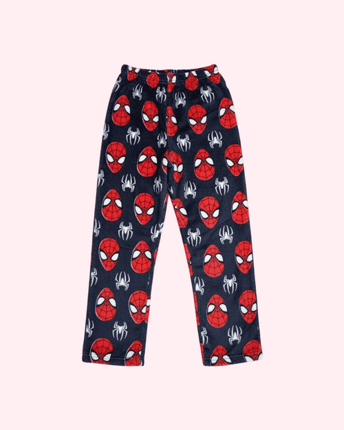  Blue Spider-Man pajama pants with spider all-over print