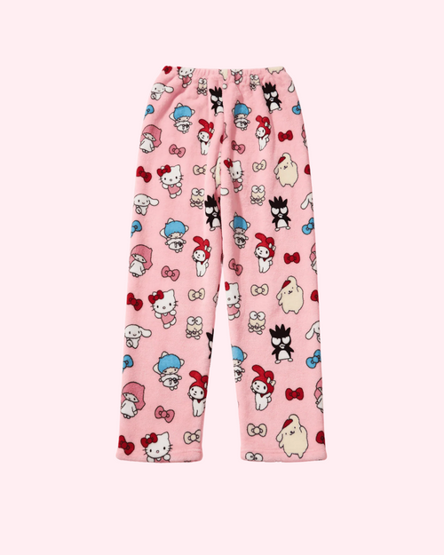 Hello Kitty and Friends pajama pants on white background