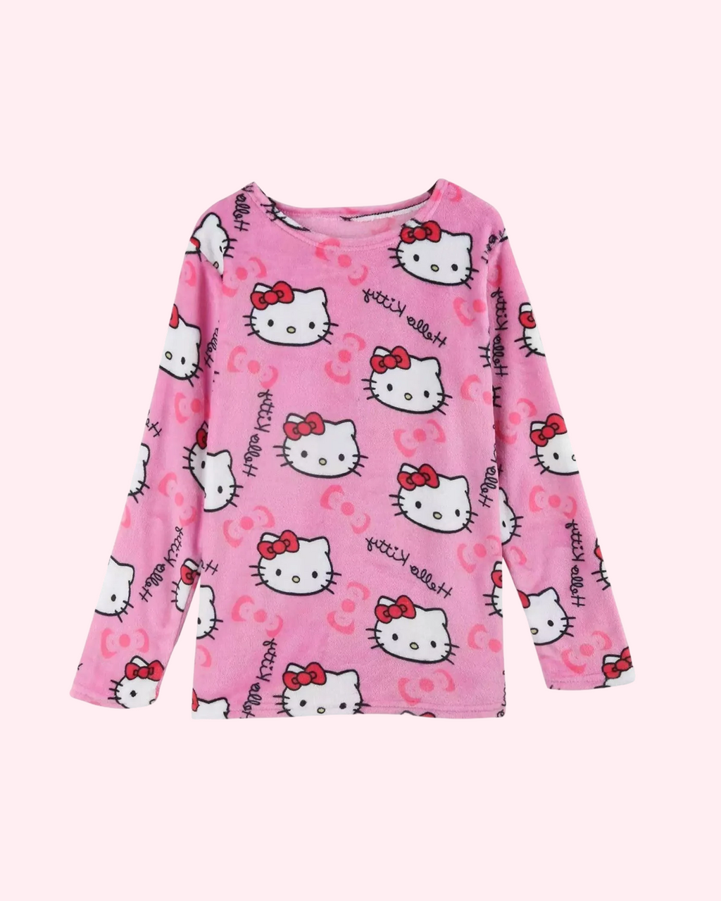 Hello Kitty Pink Pajamas Top