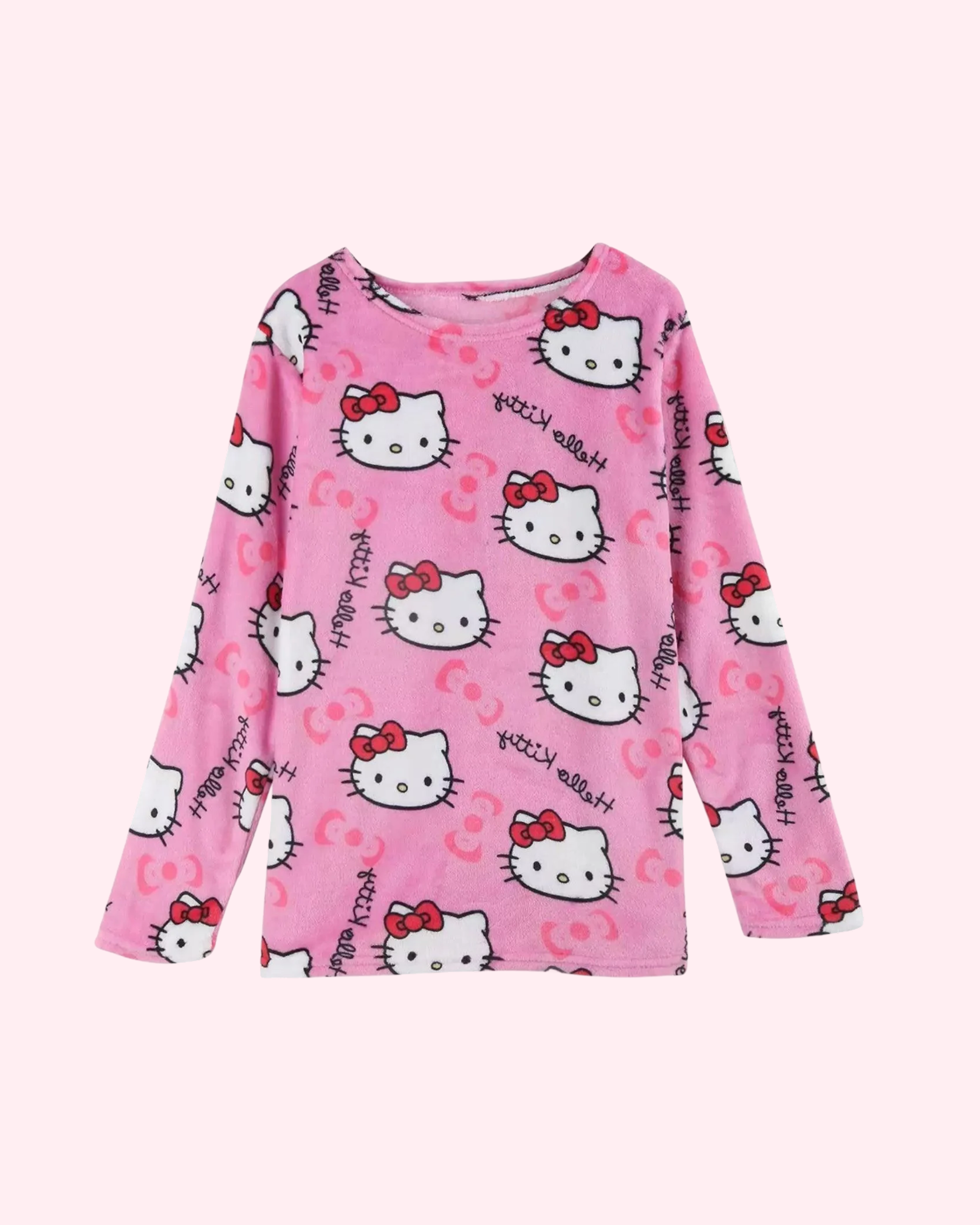 Hello Kitty Pink Pajamas Top