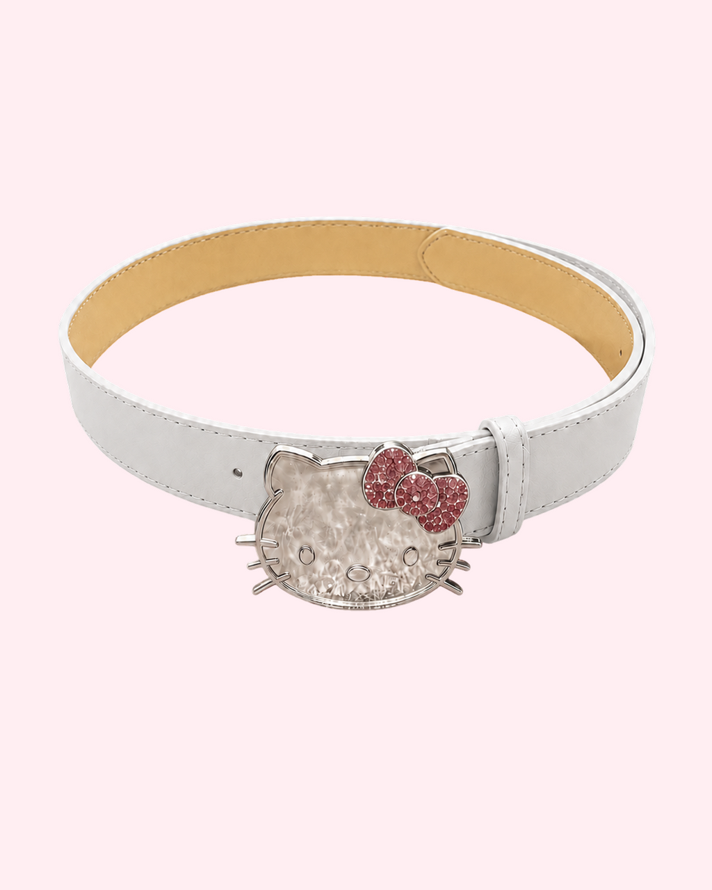Hello Kitty White Belt