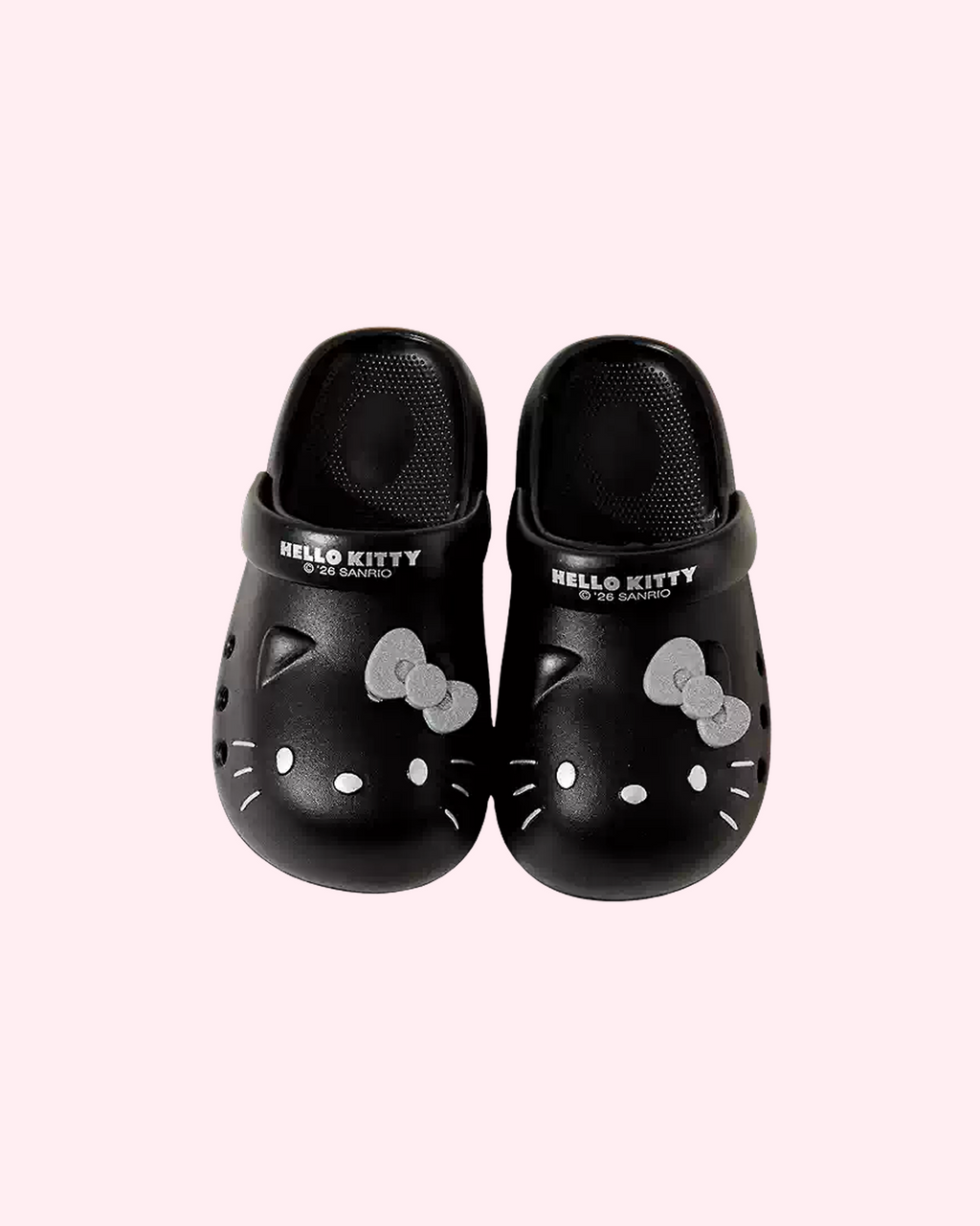 Hello Kitty Black Clogs