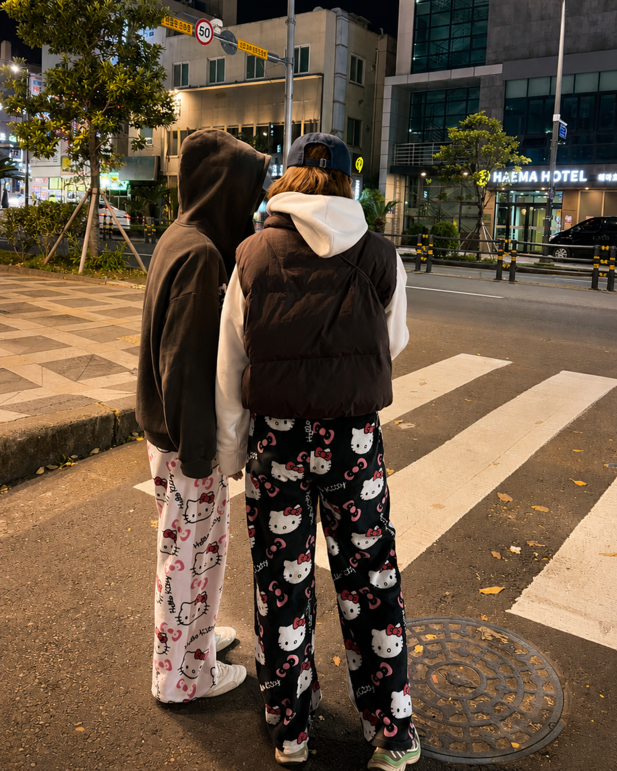 Hello Kitty Black Pajamas Pants