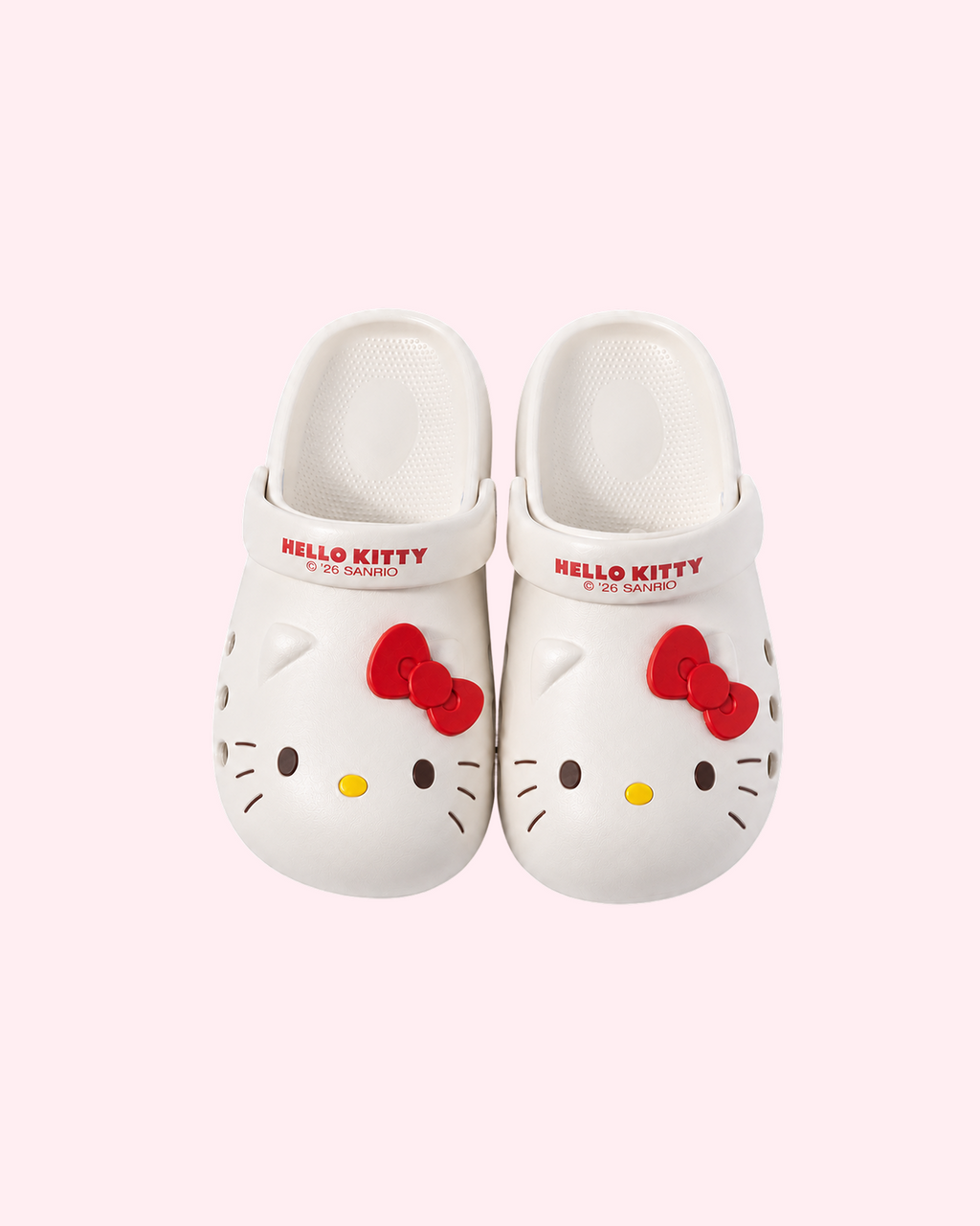 Hello Kitty White Clogs