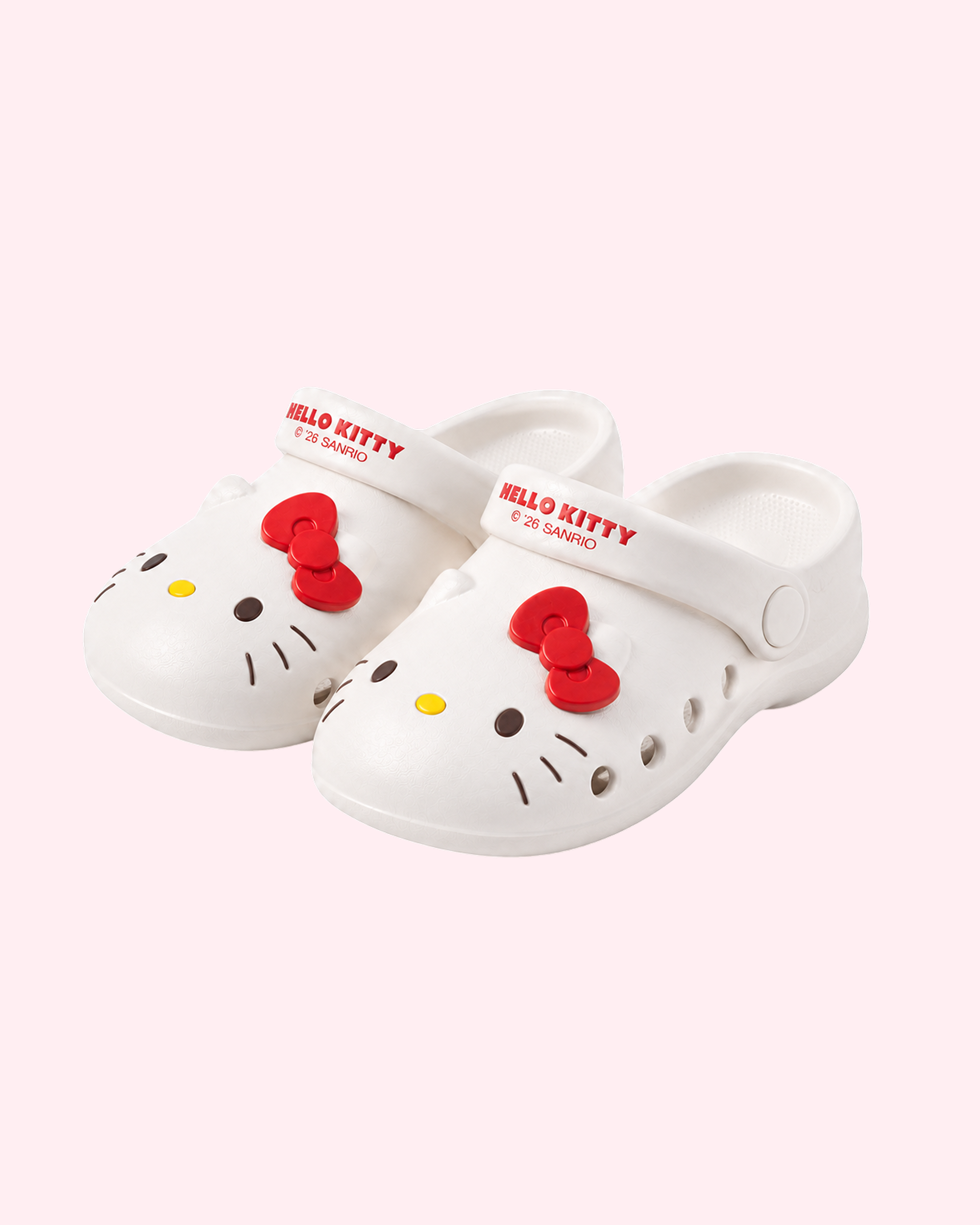 Hello Kitty White Clogs