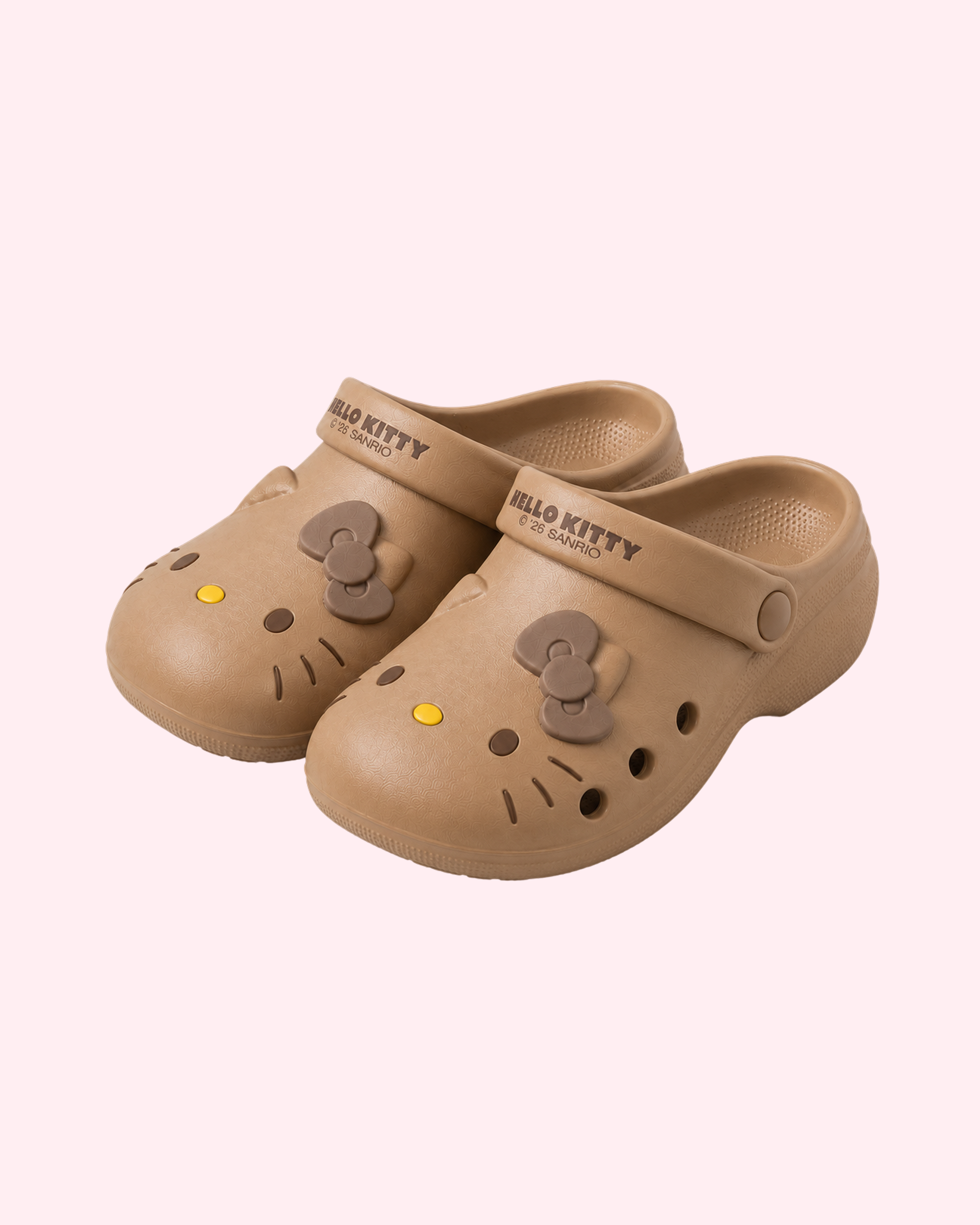 Hello Kitty Brown Clogs