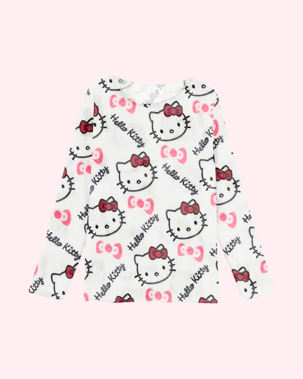 Hello Kitty White Pajamas Top