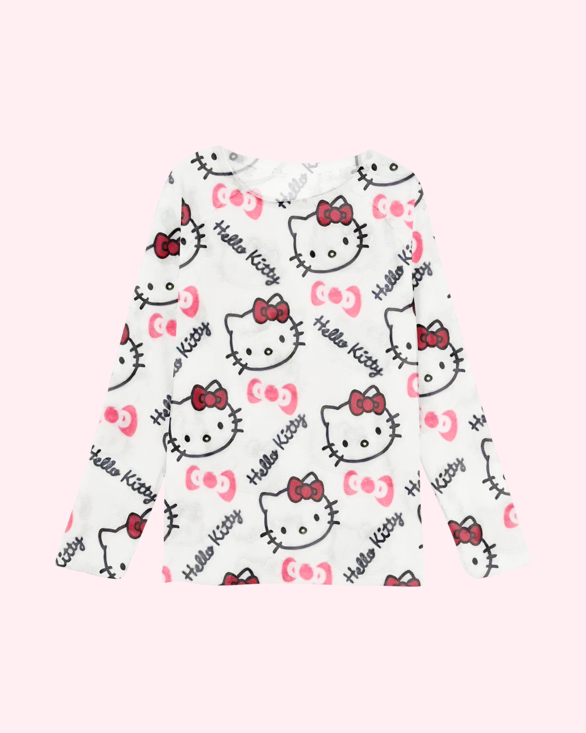 Hello Kitty White Pajamas Top