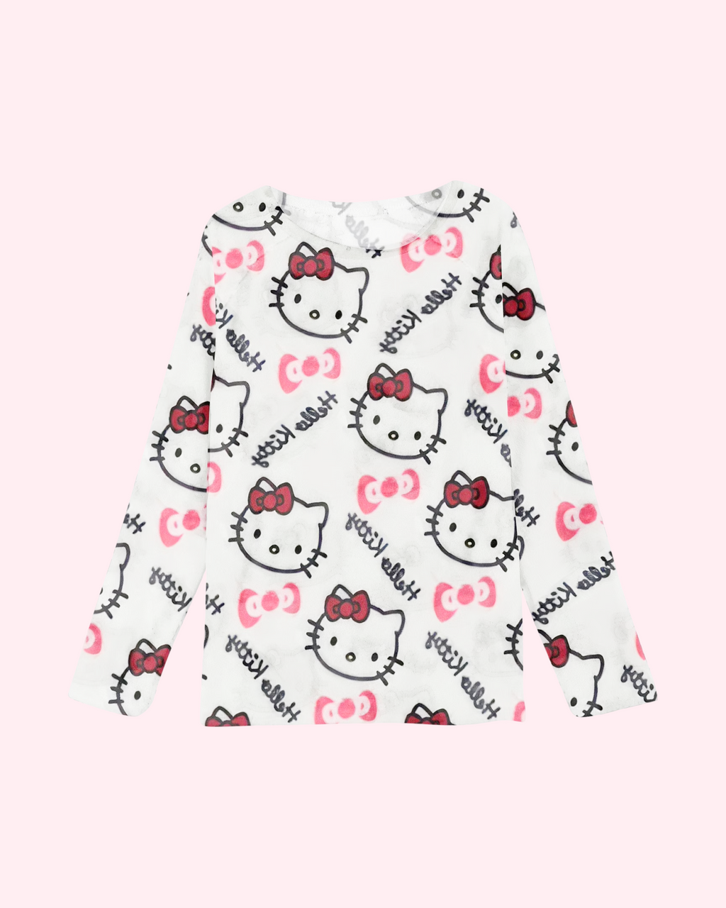 Hello Kitty White Pajamas Top