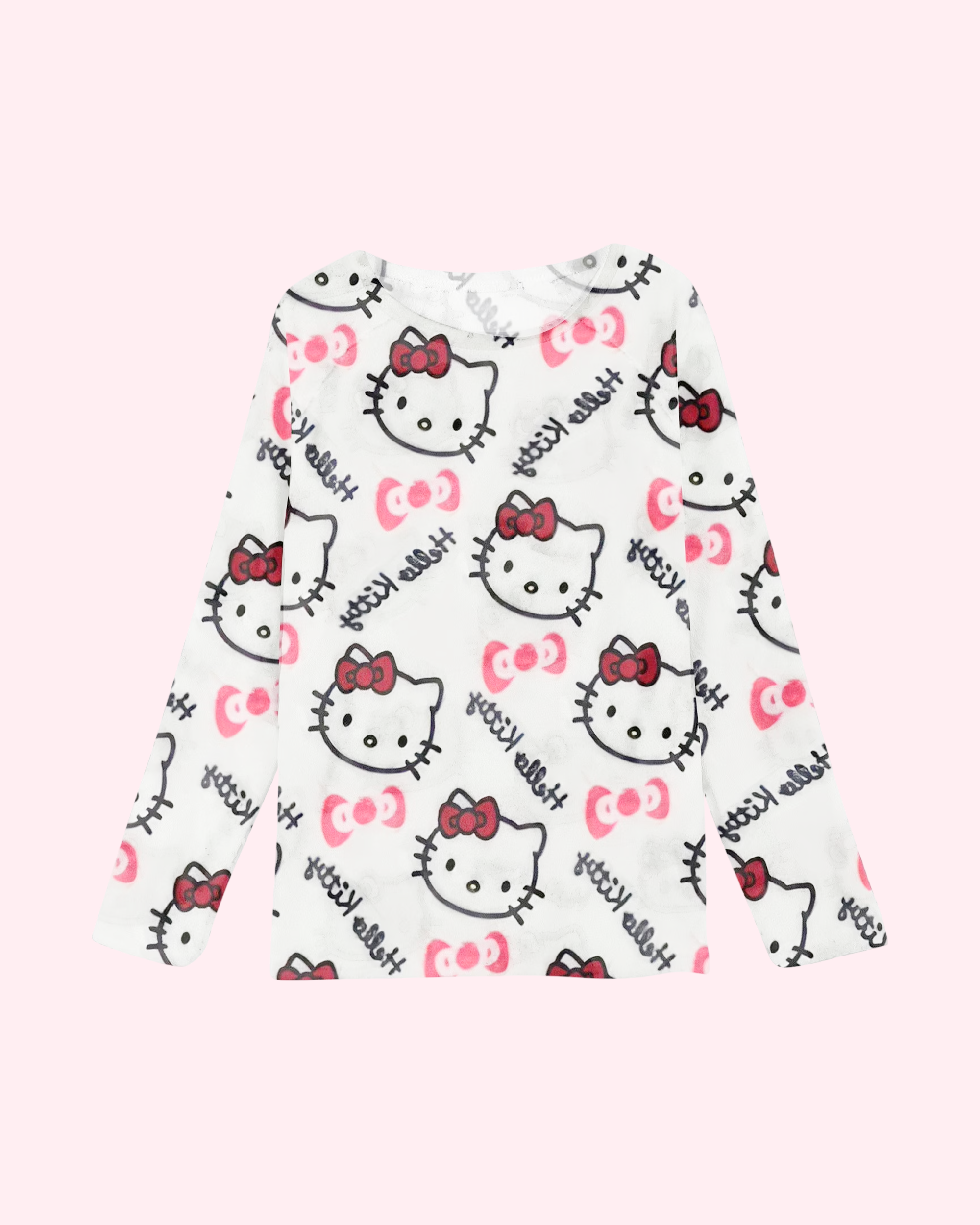 Hello Kitty White Pajamas Top