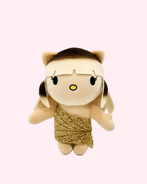 Alysa Liu x Hello Kitty plush with graceful skating kawaii style