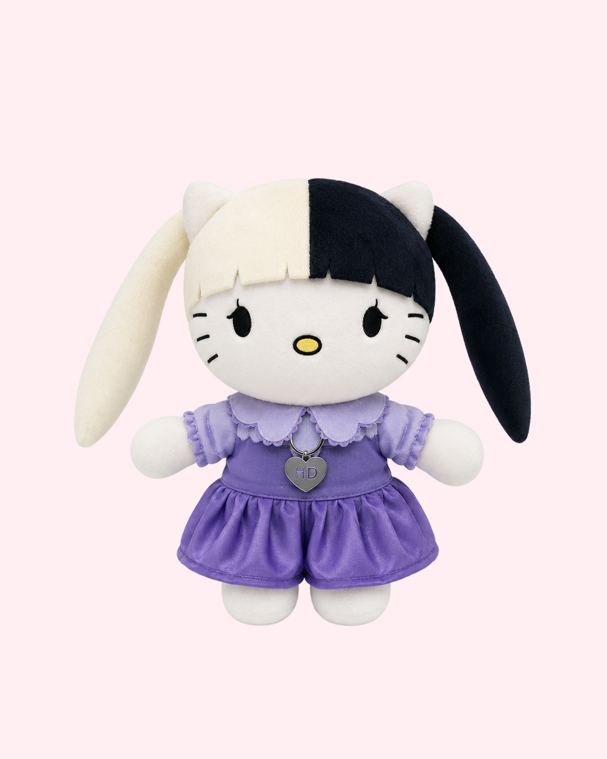 Melanie Martinez x Hello Kitty plush with pastel creepy kawaii style