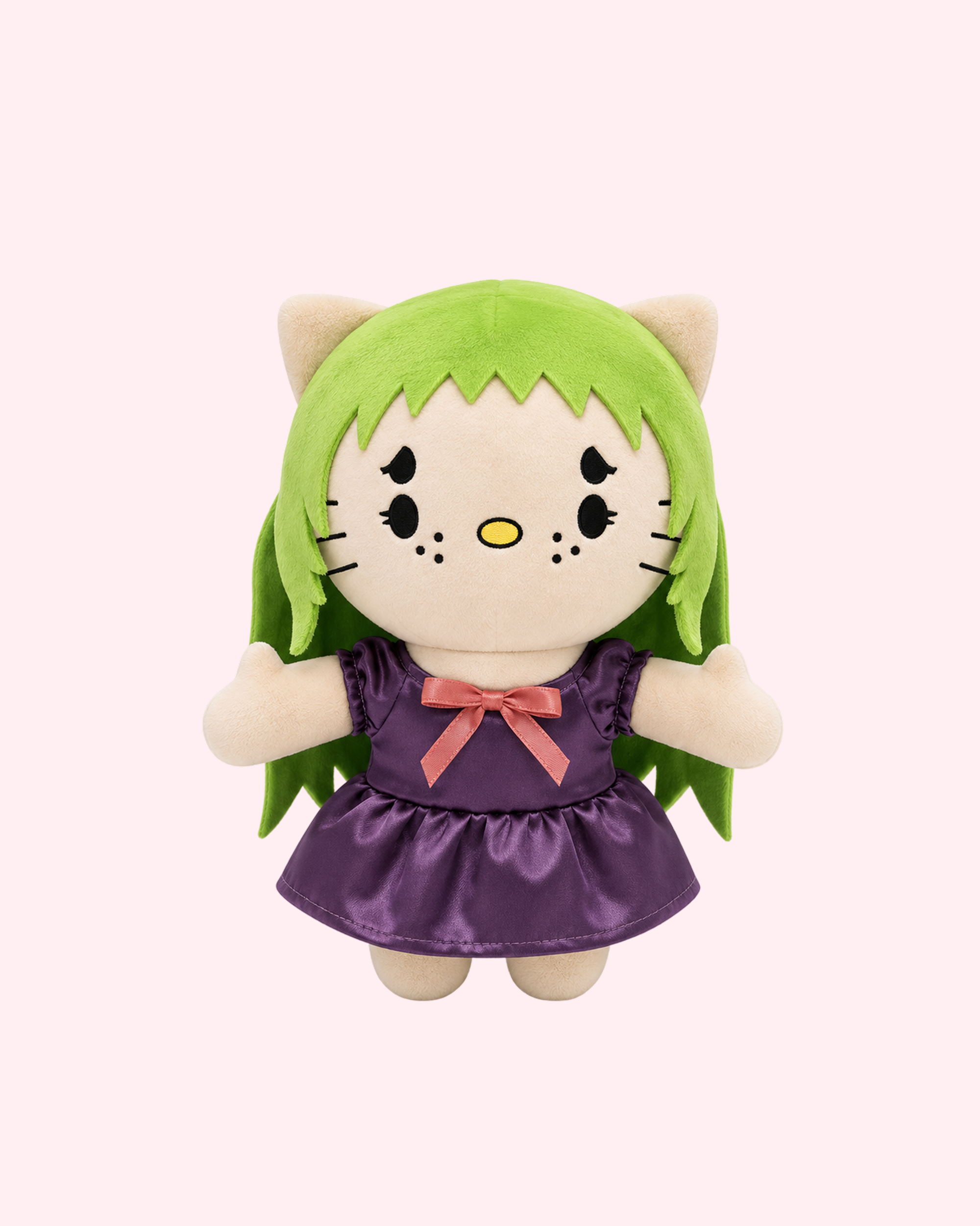 Melanie Martinez x Hello Kitty plush with pastel creepy kawaii style