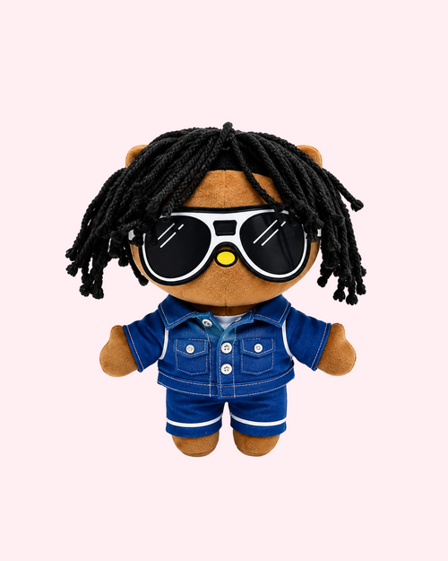 Chief Keef x Hello Kitty plush with Chicago drill kawaii style