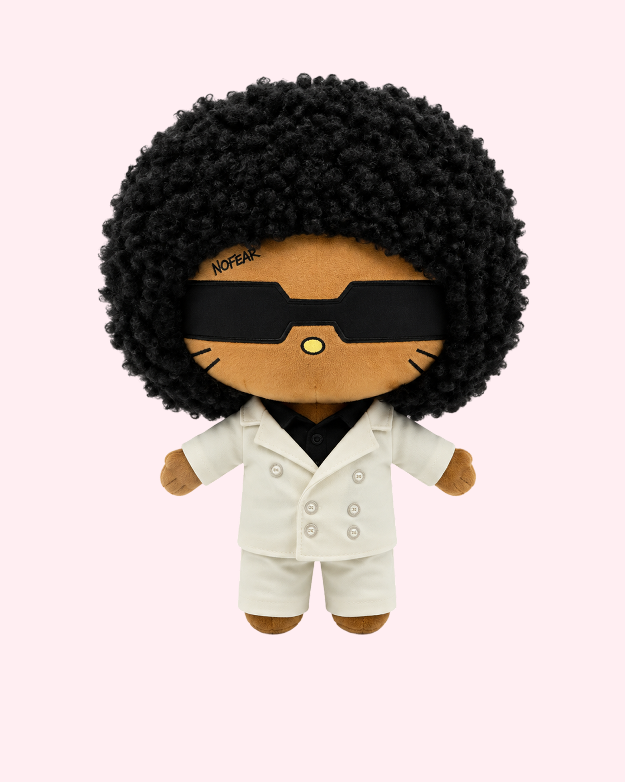 Brent Faiyaz x Hello Kitty plush with smooth R&B kawaii style