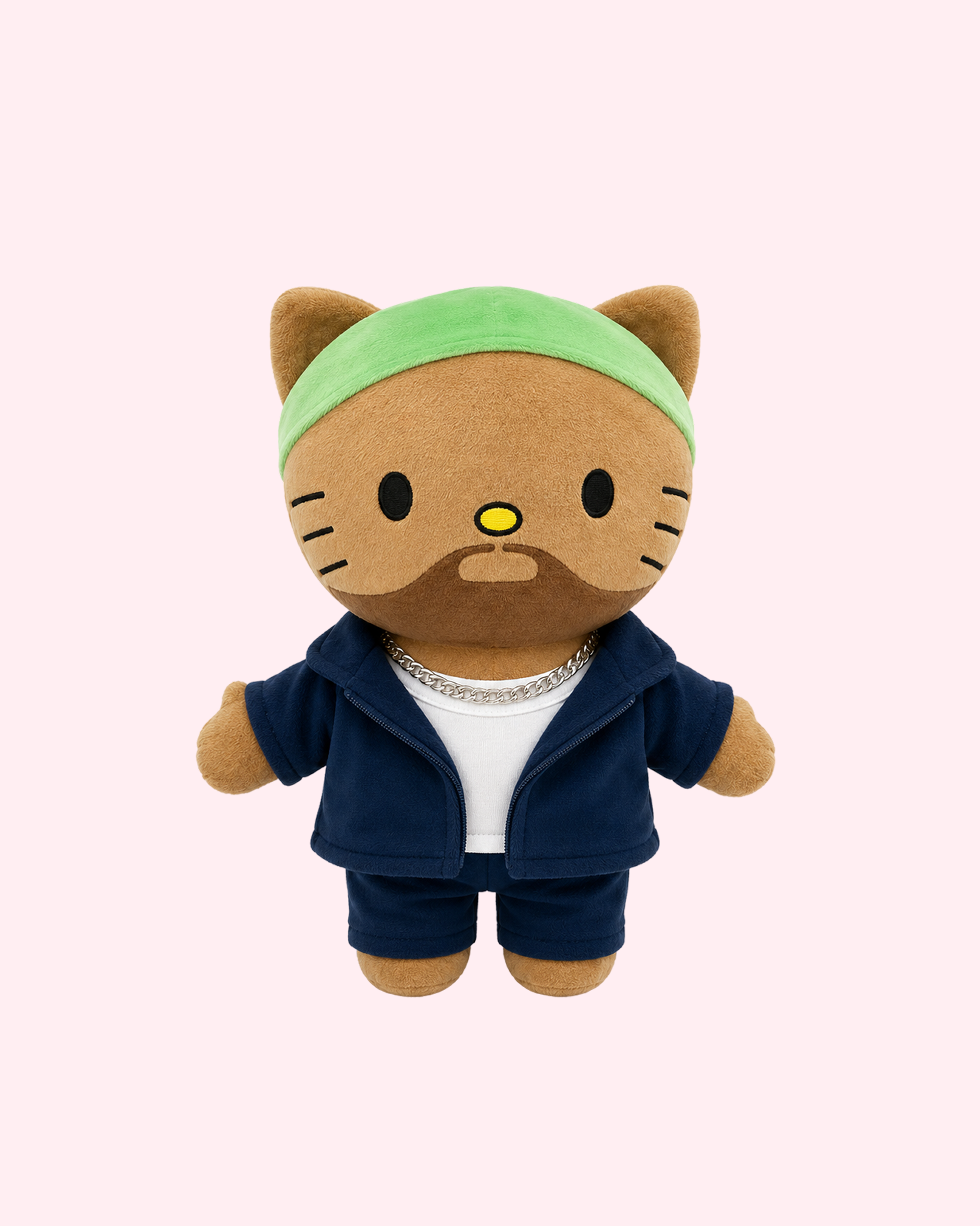 Frank Ocean x Hello Kitty plush with nostalgic kawaii style and soft collectible music design