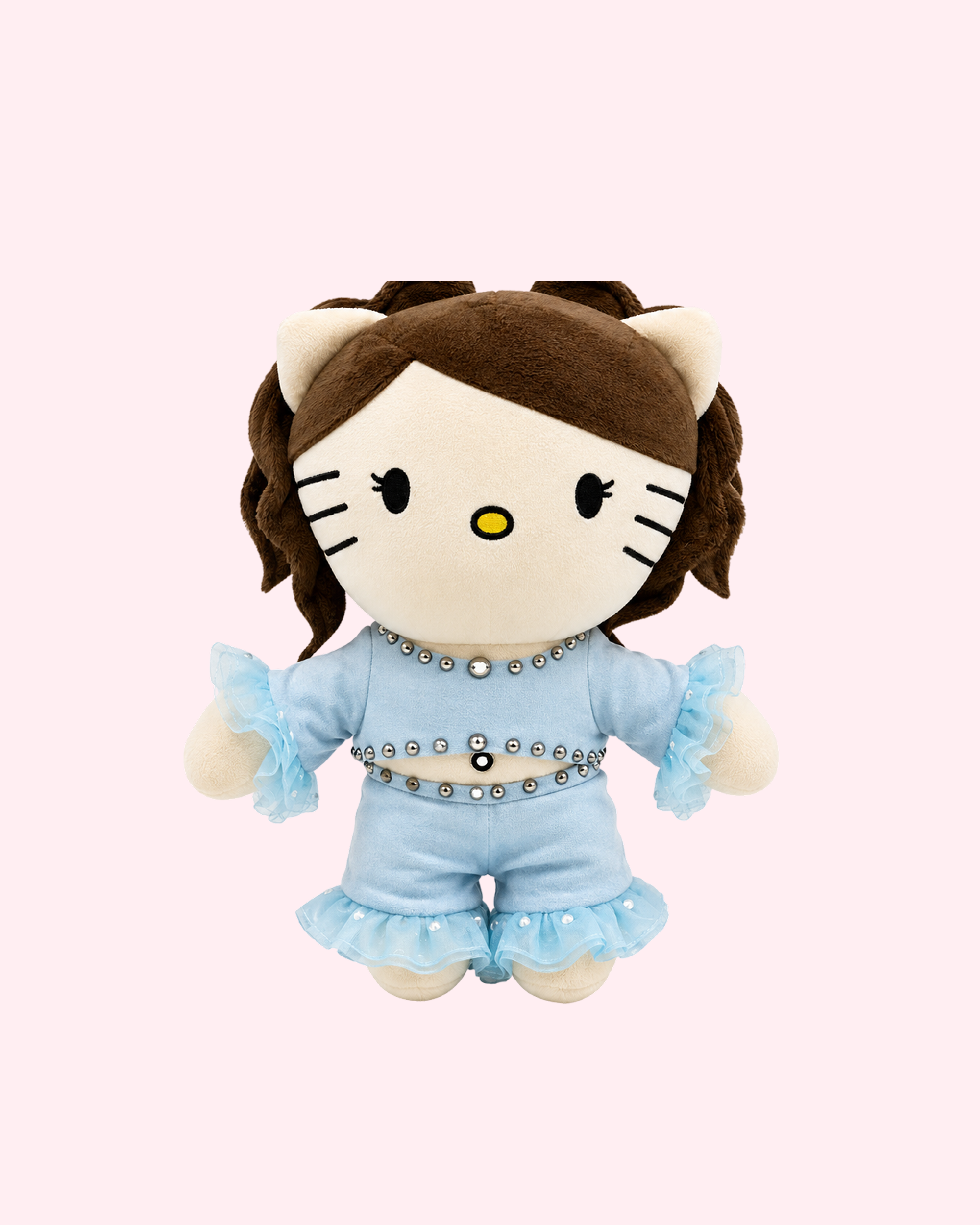 Kali Uchis x Hello Kitty plush with dreamy kawaii style and soft elegant collectible design