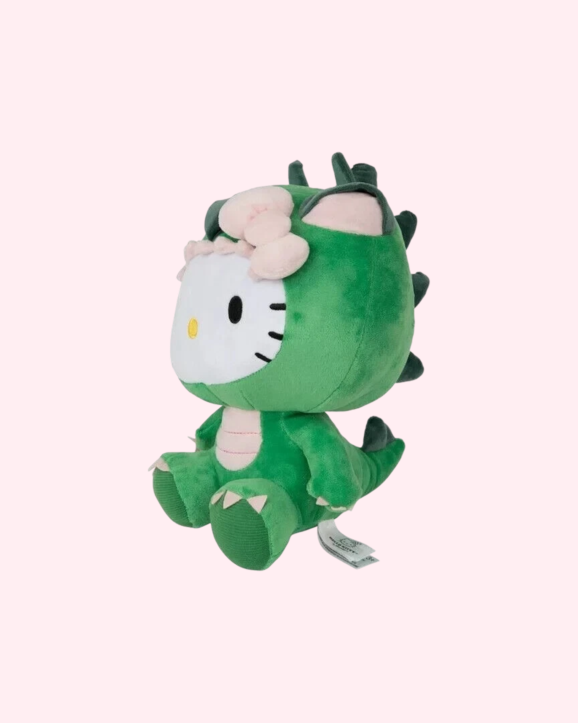 Soft Hello Kitty Dino Plush 35 cm made for kawaii gifts, cozy cuddles and unique room decor