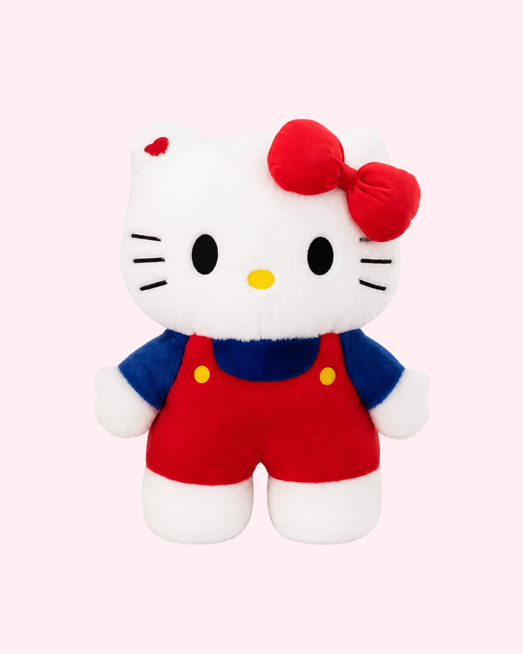 Hello Kitty Original Red and Yellow Plush 20 cm with classic kawaii outfit and soft cuddly design